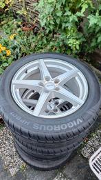 Alutec 18 inch velgen met banden - nette staat, Ophalen, 18 inch, Gebruikt, Banden en Velgen