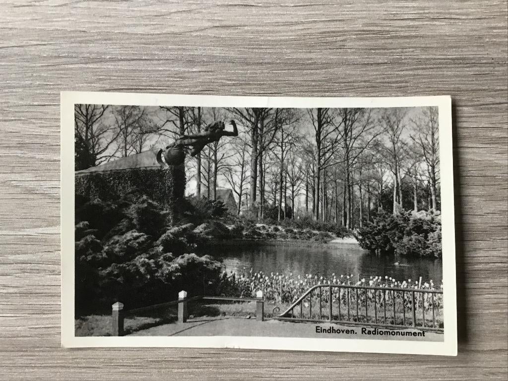 Eindhoven Radiomonument 1958, Ophalen of Verzenden, 1940 tot 1960, Gelopen, Noord-Brabant
