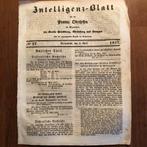 Aardappelziekte 1847 (4 april) Intelligenz-Blatt für Ober-, Antiek en Kunst, Antiek | Boeken en Bijbels, Ophalen of Verzenden