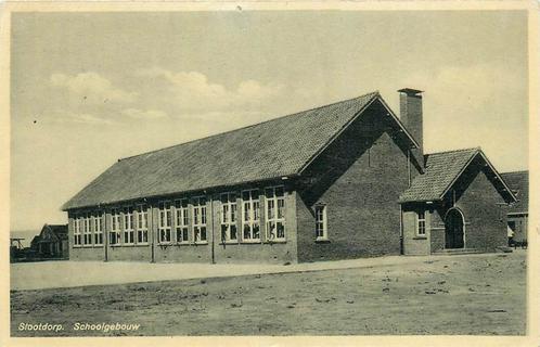 (304-233-047) Slootdorp Schoolgebouw, Verzamelen, Ansichtkaarten | Nederland, Noord-Holland, Verzenden