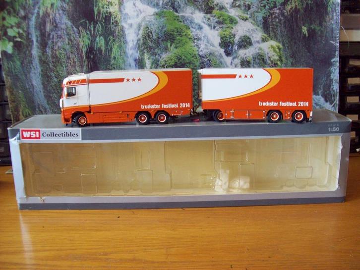 WSI - Mercedes Actros - Truckstar Festival 2014 -       12, Hobby en Vrije tijd, Modelauto's | 1:50, Zo goed als nieuw, Bus of Vrachtwagen