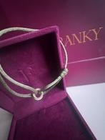 Just Franky Satijnkoord Armband - Triple Colour, Sieraden, Tassen en Uiterlijk, Armbanden, Ophalen of Verzenden, Zo goed als nieuw