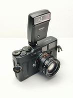 Konica Hexar RF + 50mm Hexanon-M f2 + HX-18W + luxe opbergdo, Audio, Tv en Foto, Fotocamera's Analoog, Ophalen of Verzenden, Zo goed als nieuw
