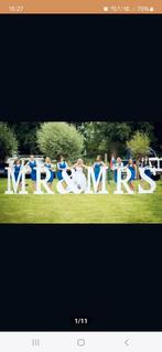 Te huur mr&mrs decoratie letters groot, Ophalen, Zo goed als nieuw, Geboorte of Huwelijk