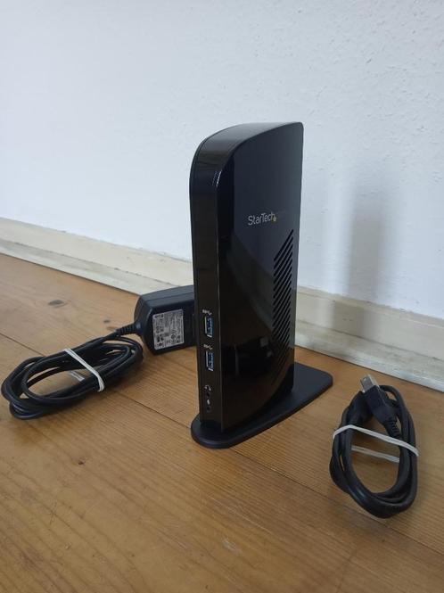 Startech Laptop PC Dockingstation HDMI DVI RJ45 USB3SDOCKHD, Computers en Software, Dockingstations, Gebruikt, Docking station