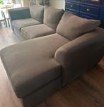 Bruine hoekbank (zo goed als nieuw), Huis en Inrichting, Ophalen, Hoekbank, Driepersoons, 75 tot 100 cm