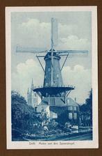Ansichtkaart Delft - Molen aan de Spoorsingel, Ophalen of Verzenden, 1940 tot 1960, Ongelopen, Zuid-Holland