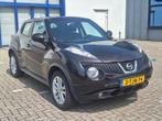 Nissan Juke €5495,-1.6 Acenta Apk 2026 Nappas Dealer onder, Voorwielaandrijving, Euro 5, Stof, Zwart