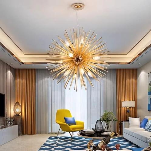 Moderne Kroonluchter Nordic Ball hanglamp voor woonkamer, Huis en Inrichting, Lampen | Plafondlampen, Nieuw, Ophalen of Verzenden