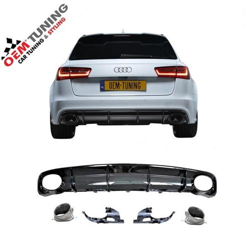 A6 S6 Diffuser | RS6 Design | 2014 - 2018 | voor sline | chr, Auto diversen, Tuning en Styling, Ophalen of Verzenden