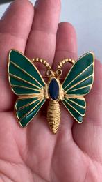 Mooie grote vlinder broche, Ophalen of Verzenden, Zo goed als nieuw, Overige materialen