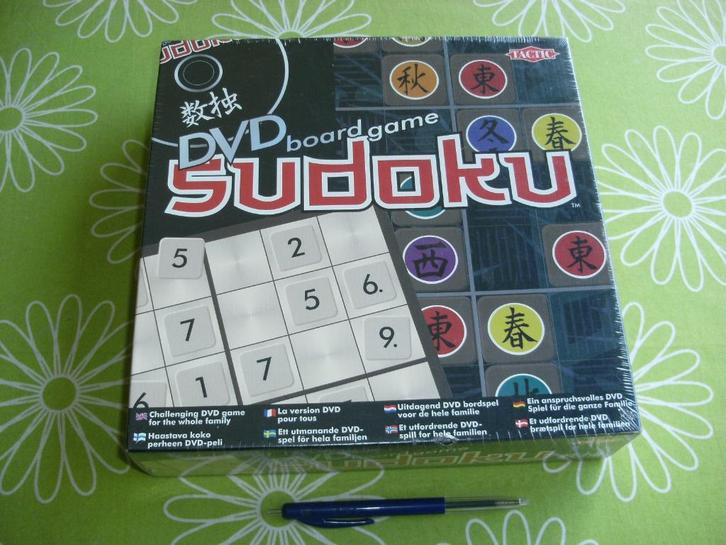 Nieuw in seal: Sudoku bordspel met DVD, Hobby en Vrije tijd, Gezelschapsspellen | Bordspellen, Nieuw, Een of twee spelers, Ophalen of Verzenden
