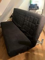Ikea Bedbank - Zwart> GRATIS, Huis en Inrichting, Ophalen, Gebruikt, Zwart, Tweepersoons