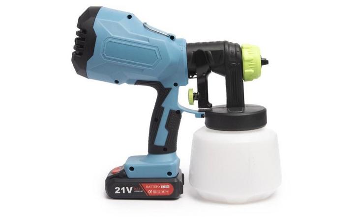 Verfspuit met accu van QLT, Doe-het-zelf en Verbouw, Schildersmaterialen, Nieuw, Verfspuit of Verfpomp, Ophalen of Verzenden