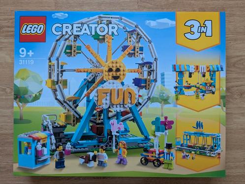 NIEUW Lego creator 3in1 kermis, reuzenrad 31119, Kinderen en Baby's, Speelgoed | Duplo en Lego, Nieuw, Lego, Complete set, Ophalen of Verzenden