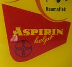 Bayer Aspirine glazen wanddecoratie glas wanddecoratie retro, Ophalen, Gebruikt