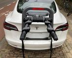 Fietsendrager Tesla, HalfBack2 op achterklep, niet trekhaak, Auto diversen, Fietsendragers, Zo goed als nieuw, Brede banden, 2 fietsen
