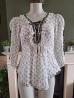 High Use lieflijk blouse tuniek top 34 XS 36 S gratis v., Wit, Zo goed als nieuw, Maat 36 (S), Verzenden