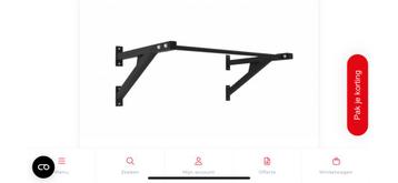 LMX1700 Crossmaxx Wall Mounted Pull-Up Rack (black ) beschikbaar voor biedingen