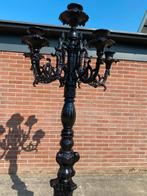 Zeer grote decoratieve gietijzeren barok kandelaren, Antiek en Kunst, Ophalen