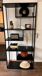 Mooie zwarte stellingkast Woood, Ophalen, Met plank(en), 50 tot 100 cm, Zo goed als nieuw