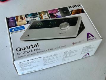 Apogee Quartet–professionele desktop audio-interface beschikbaar voor biedingen