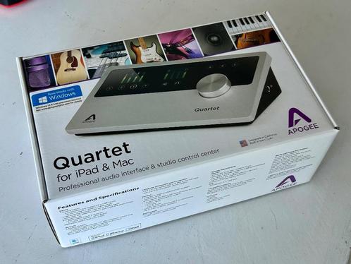 Apogee Quartet–professionele desktop audio-interface, Audio, Tv en Foto, Professionele Audio-, Tv- en Video-apparatuur, Zo goed als nieuw