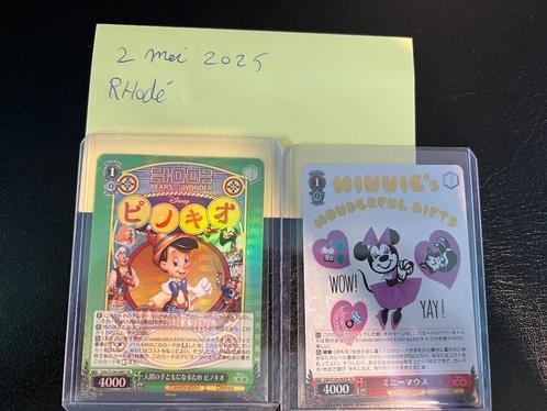 Weiss Schwarz Disney 100 ( disney kaarten)+Minimouse gold  e, Verzamelen, Disney, Nieuw, Overige figuren, Ophalen of Verzenden
