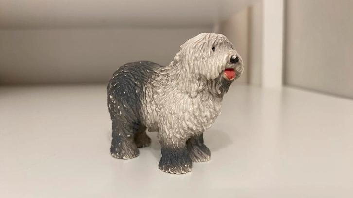 Schleich Oude Engelse Schaaphond / Bobtail ~ 16314 10b, Verzamelen, Dierenverzamelingen, Beeldje of Figuurtje, Hond of Kat, Ophalen of Verzenden