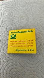 Postzegelmapje Deutsche Bundespost Berlin 10 30 50 Pf, Ophalen of Verzenden, DDR, Postfris