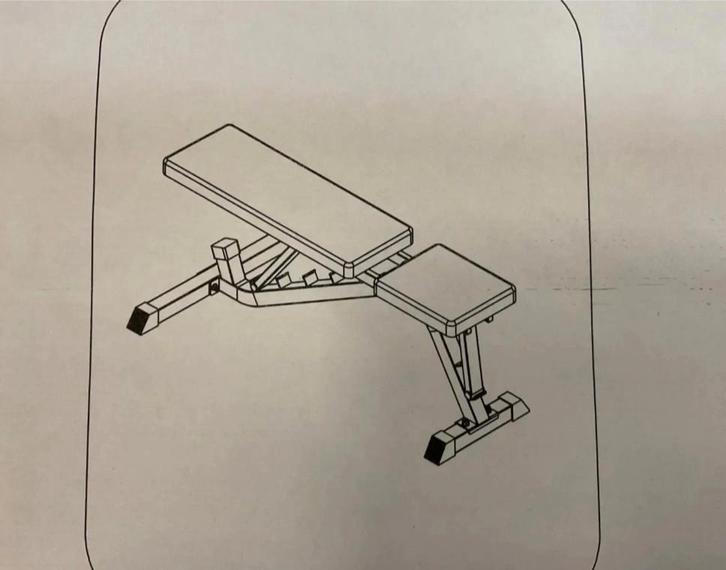 Top Fit FID Bench TS020G - Nieuw in doos!, Sport en Fitness, Fitnessapparatuur, Nieuw, Overige typen, Armen, Benen, Borst, Buik
