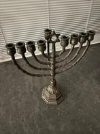 zware koperen 9-armige joodse shanoeka kandelaar, Ophalen of Verzenden, Koper of Brons