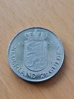 2½ Gulden 1980 - Inhuldiging Beatrix, Koningin Beatrix, Ophalen of Verzenden, Geboorte of Huwelijk, Losse munt