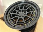 Aodhan AH04 Zwart goud 15 x 8.0J ET20 4x100 4x114.3, Auto diversen, Ophalen of Verzenden