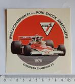 Sticker World Champion F1 Koni (1), Verzamelen, Stickers, Sport, Zo goed als nieuw, Verzenden