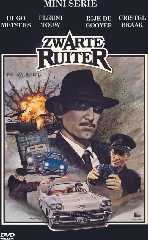 Zwarte Ruiter - Wim Verstappen - Rijk de Gooyer e.a. - 1983, Cd's en Dvd's, Dvd's | Nederlandstalig, Zo goed als nieuw, Film, Actie en Avontuur