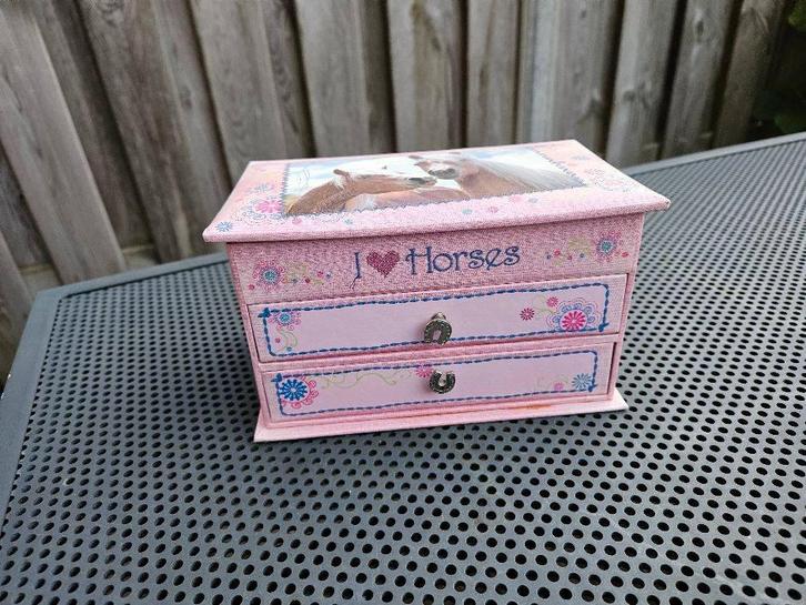 Nieuwe sieradendoos Horses dreams, Sieraden, Tassen en Uiterlijk, Overige Accessoires, Nieuw, Ophalen of Verzenden