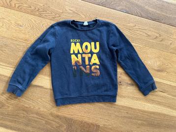 Rocky Mountains Hema trui maat 104/110 beschikbaar voor biedingen