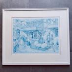 Efteling Anton Pieck prent Brood - Backerij, Verzamelen, Efteling, Ophalen of Verzenden, Gebruikt, Overige typen