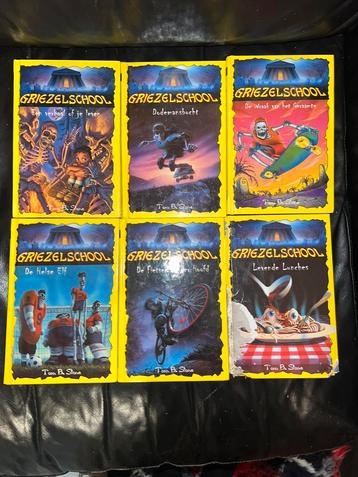 6x Grizelschool boeken beschikbaar voor biedingen