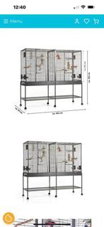Vogelkooi Montana madeira double nieuw in dozen, Dieren en Toebehoren, Ophalen, Nieuw, Metaal, Vogelkooi