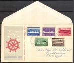 E29 - zomer 1957 - schepen, Postzegels en Munten, Postzegels | Eerstedagenveloppen, Nederland, Beschreven, Verzenden