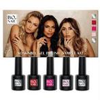 Bo Nails Gellak Kit - Base & Top + 3 x Gellak 7 ml, Ophalen of Verzenden, Nieuw, Overige kleuren, Handen en Nagels