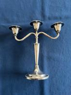 Verzilverde kandelaar, Antiek en Kunst, Ophalen of Verzenden, Zilver