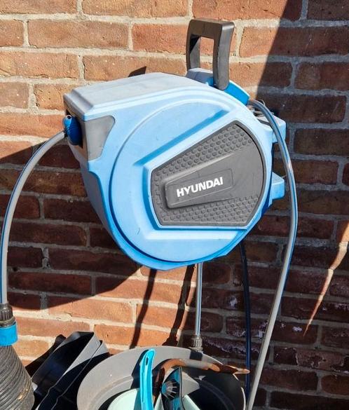 Hyundai slanghaspel 20 meter, Tuin en Terras, Tuinslangen, Zo goed als nieuw, Tuinslang, Ophalen