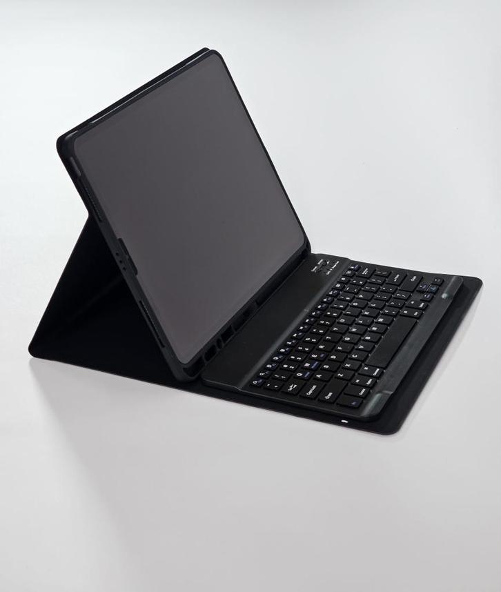 QWERTY Keyboard Case - iPad Pro 12.9 & Air 13 inch (2024), Computers en Software, Tablet-hoezen, Nieuw, Bescherming voor- en achterkant