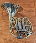 Gebr. Alexander Mainz mod. 104 Bb/F Double French Hoorn, Muziek en Instrumenten, Ophalen, Gebruikt, Bes-hoorn, Met koffer