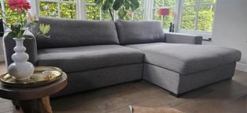 Keijser&Co Hoekbank met Loungedeelte - Taupe beschikbaar voor biedingen