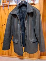 Echt lederen heren jas. M.54 kleur zwart., Kleding | Heren, Jassen | Winter, Ophalen, Zo goed als nieuw, Maat 52/54 (L), Zwart