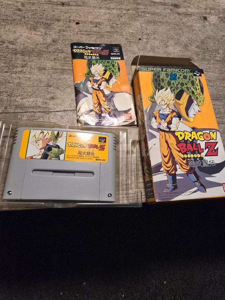 Dragon Ball Z Super Butoden SNES Japans CIB, Spelcomputers en Games, Games | Nintendo Super NES, Gebruikt, Vechten, 1 speler, Vanaf 12 jaar